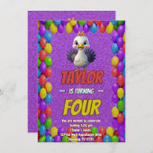 Türkei Personalisiert Geburtstag Einzigartig Einla Einladung (Vorne/Hinten)