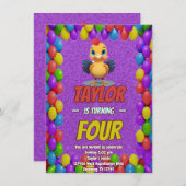 Türkei Personalisiert Geburtstag Einzigartig Einla Einladung (Vorne/Hinten)