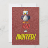 Türkei Personalisiert Geburtstag Einzigartig Einla Einladung (Rückseite)