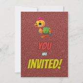 Türkei Personalisiert Geburtstag Einzigartig Einla Einladung (Rückseite)