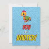 Türkei Personalisiert Geburtstag Einzigartig Einla Einladung (Rückseite)