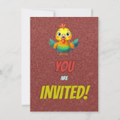 Türkei Personalisiert Geburtstag Einzigartig Einla Einladung (Rückseite)