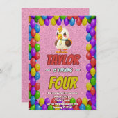 Türkei Personalisiert Geburtstag Einzigartig Einla Einladung (Vorne/Hinten)