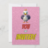 Türkei Personalisiert Geburtstag Einzigartig Einla Einladung (Rückseite)