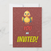 Türkei Personalisiert Geburtstag Einzigartig Einla Einladung (Rückseite)