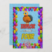 Türkei Personalisiert Geburtstag Einzigartig Einla Einladung (Vorne/Hinten)