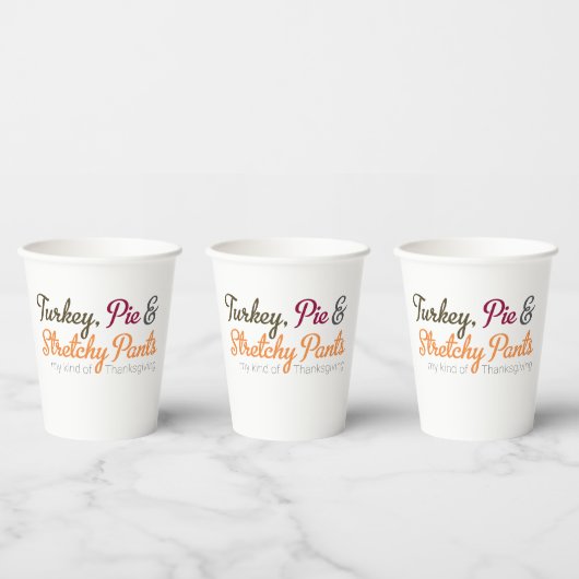 Türkei, Pie und Stretchy Pants Pappbecher (Multi)