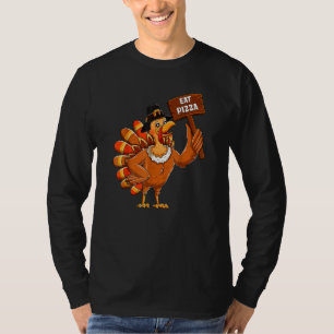 Türkei Pilgrim essen Pizza Erwachsene Vegane Kinde T-Shirt