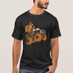 Türkei Pilgrim Riding Monster Truck Erntedank B T-Shirt