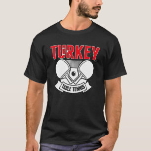 Türkei Ping Pong stolz Türkisches Tischtennis Supp T-Shirt