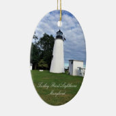 Türkei Point Lighthouse Maryland Keramik Ornament (Rechts)