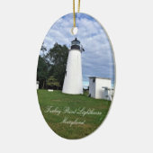 Türkei Point Lighthouse Maryland Keramik Ornament (Links)