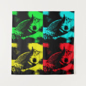 TÜRKEI POP ART TAPESTRY WANDTEPPICH (Vorderseite (Horizontal))