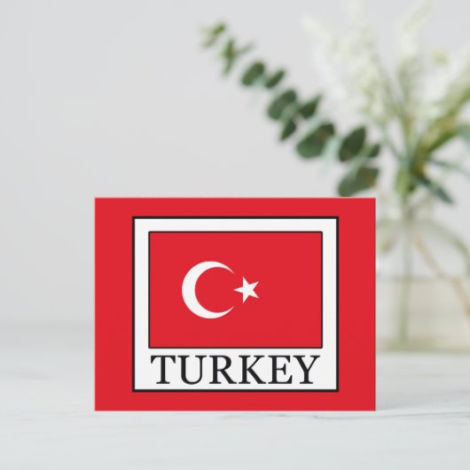 Türkei Postkarte (Stehend Vorderseite)
