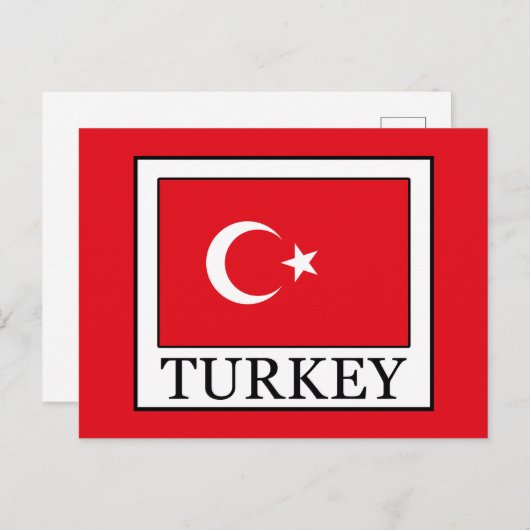Türkei Postkarte (Vorne/Hinten)