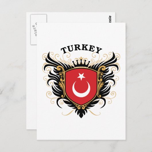 Türkei Postkarte (Vorne/Hinten)