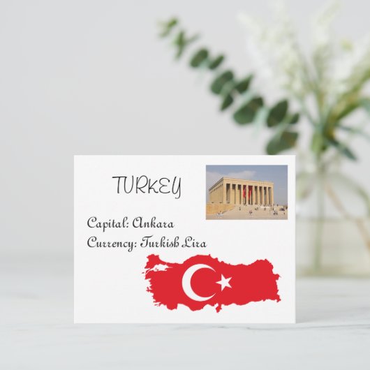 Türkei Postkarte (Stehend Vorderseite)