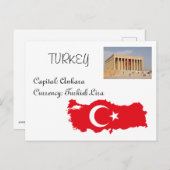 Türkei Postkarte (Vorne/Hinten)