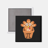 Türkei Pot Pie Funny Mah Erntedank Türkei Pot Magnet (Vorderseite/Rückseite)