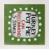 Türkei Pot Pie Review 5 Stars Jigsaw Puzzle (Horizontal)