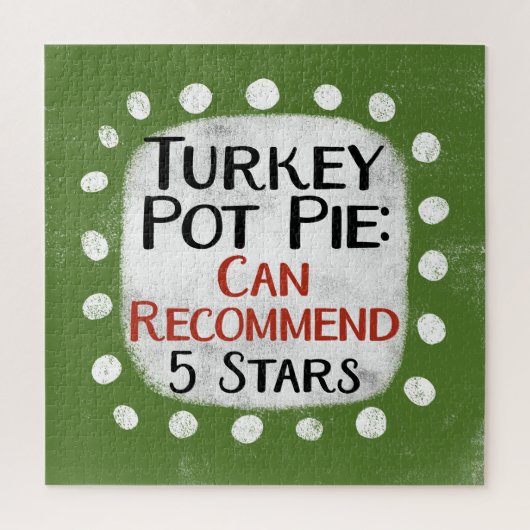Türkei Pot Pie Review 5 Stars Jigsaw Puzzle (Vertikal)