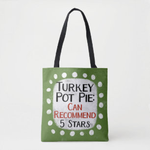 Türkei Pot Pie Review 5 Stars Tote Bag Tasche