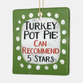 Türkei Pot Pie Review 5 Sterne Ornament (Links)