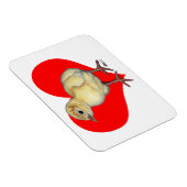 Türkei Poult Heart Magnet (Rechte Seite)