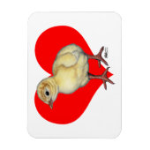 Türkei Poult Heart Magnet (Vertikal)