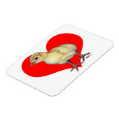 Türkei Poult Heart Magnet (Linke Seite)