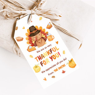 Türkei Pumpkin Herbst Erntedank Gefälligkeitstags Geschenkanhänger