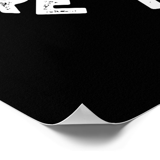 Türkei Puns sind die Baste Funny Food Puff Dark BG Poster (Ecke)