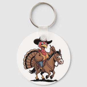 Türkei Reiten eines Pferdes Cowboy Türkei Erntedan Schlüsselanhänger