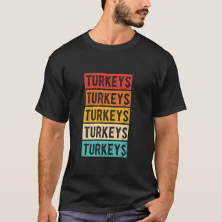 TÜRKEI Retro Türkei Vintag Restaurant Food Fan D T-Shirt