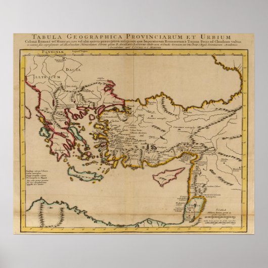 Türkei, Rom, Griechenland Poster (Vorne)
