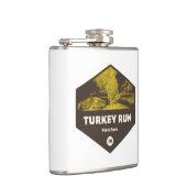 Türkei Run Staat Park Indiana Flachmann (Rechts)