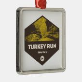 Türkei Run Staat Park Indiana Ornament Aus Metall (Rechts)