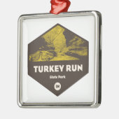 Türkei Run Staat Park Indiana Ornament Aus Metall (Links)