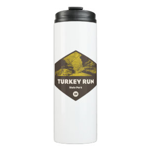 Türkei Run Staat Park Indiana Thermosbecher