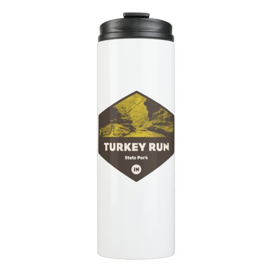 Türkei Run Staat Park Indiana Thermosbecher (Vorderseite)