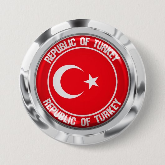 Türkei-Runde Button (Vorderseite)