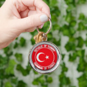 Türkei-Runde Schlüsselanhänger (Hand)
