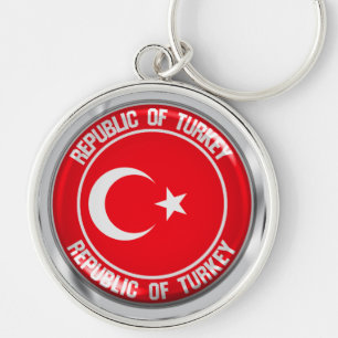 Türkei-Runde Schlüsselanhänger