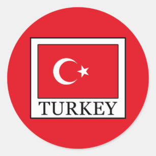 Türkei Runder Aufkleber
