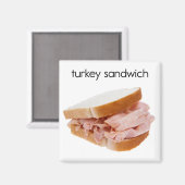 Türkei Sandwich Kühlschrank Magnet (Vorderseite/Rückseite)