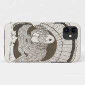Türkei Sepia Sketch iPhone 5 Fall Case-Mate iPhone Hülle (Rückseite (Horizontal))