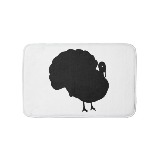 Türkei-Silhouette Badematte (Vorderseite)