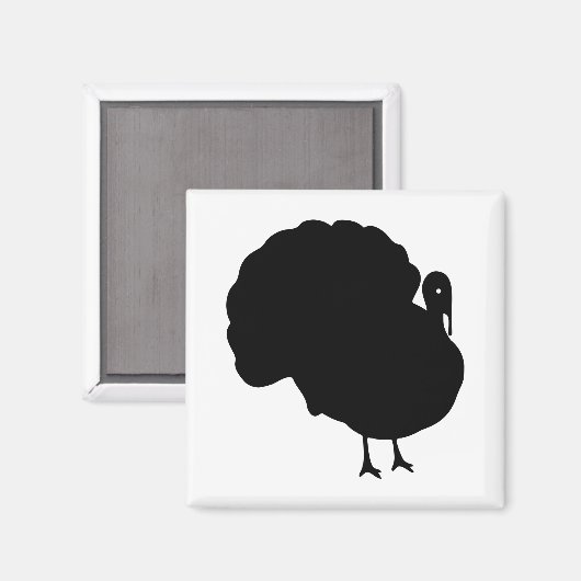 Türkei-Silhouette Magnet (Vorderseite/Rückseite)