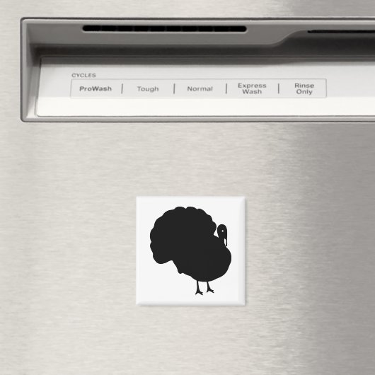 Türkei-Silhouette Magnet (In Situ (Geschirrspüler))