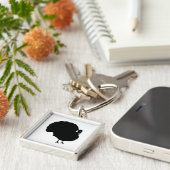 Türkei-Silhouette Schlüsselanhänger (Seite)